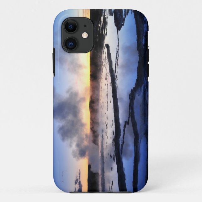 Geyser Smoke at Sunset Case-Mate iPhone Case (Back)