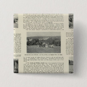 Geyserville, California 15 Cm Square Badge