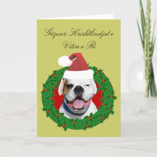 Gëzuar Krishtlindjet e Vitin e Ri boxer card