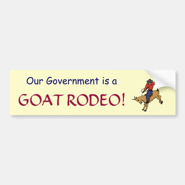 GF- Government Goat Rodeo sticker (Front)
