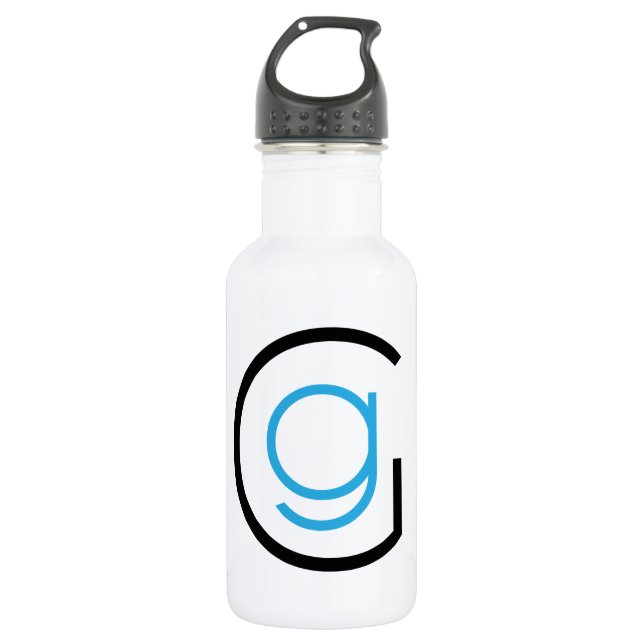GG Logo Emblem 532 Ml Water Bottle (Front)