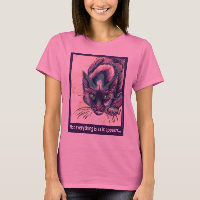 GGs Purple Cat Design T-Shirt (Front)