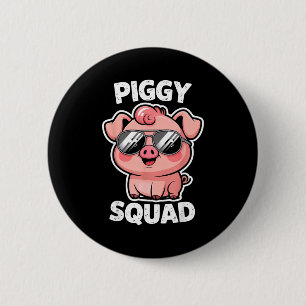 Ggy Squad G Wearing Sungles As Animal Funny Farmer 6 Cm Round Badge