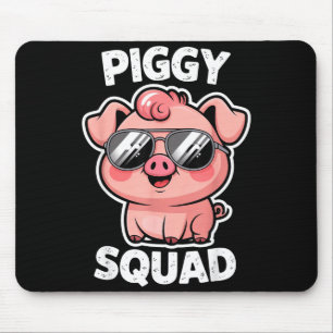 Ggy Squad G Wearing Sungles As Animal Funny Farmer Mouse Pad