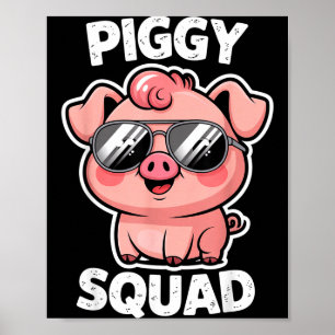 Ggy Squad G Wearing Sungles As Animal Funny Farmer Poster