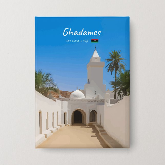 Ghadames, Libya - White Mosque (Front)