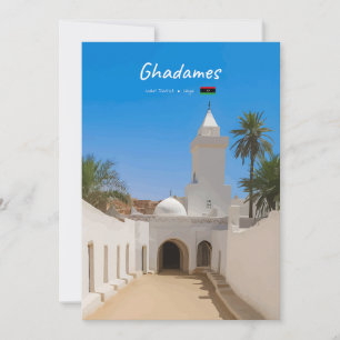Ghadames, Libya - White Mosque Invitation