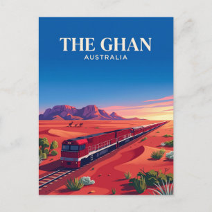 Ghan (Australian Outback) Australia Postcard