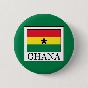 Ghana 6 Cm Round Badge