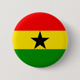 Ghana 6 Cm Round Badge