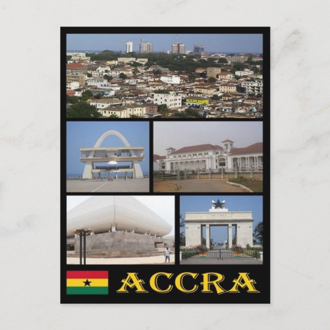 Ghana - Accra - Mosaic - Postcard (Front)