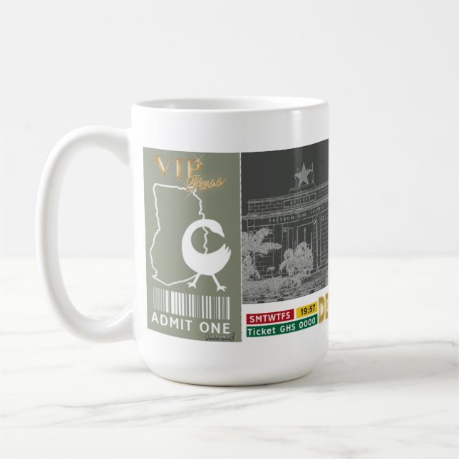 Ghana Adinkra Sankofa Coffee Mug (Left)