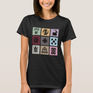 Ghana Adinkra Symbol – African Heritage & Wisdom T-Shirt