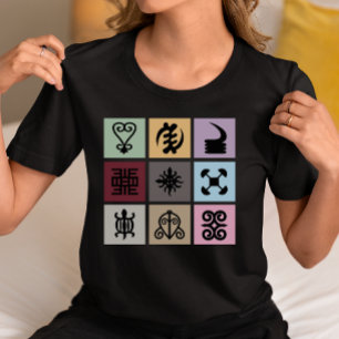 Ghana Adinkra Symbol – African Heritage & Wisdom T-Shirt