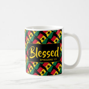 GHANA Blessed Ephesians Christian Scripture Coffee Mug