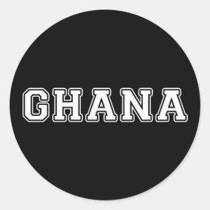 Ghana Classic Round Sticker