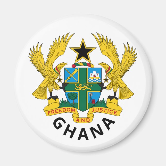 Ghana coat of arms magnet (Front)