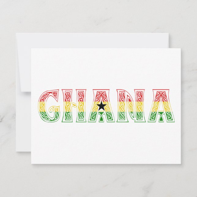 Ghana Colours design! (Front)