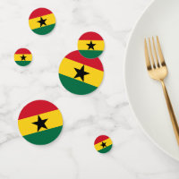 Ghana Confetti, party, Ghanaian Flag