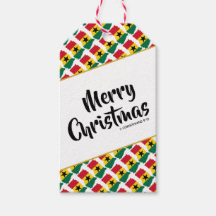 GHANA Custom Merry Christmas Bible Scripture Gift Tags