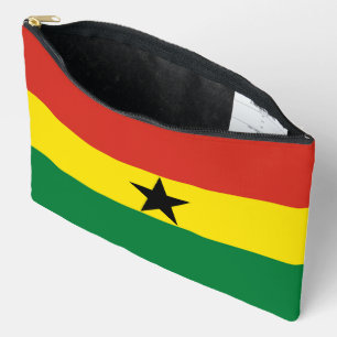 Ghana flag accessory pouch