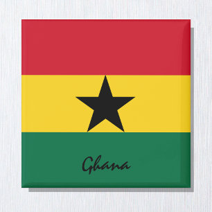 Ghana flag & Africa holiday/sports fans Magnet