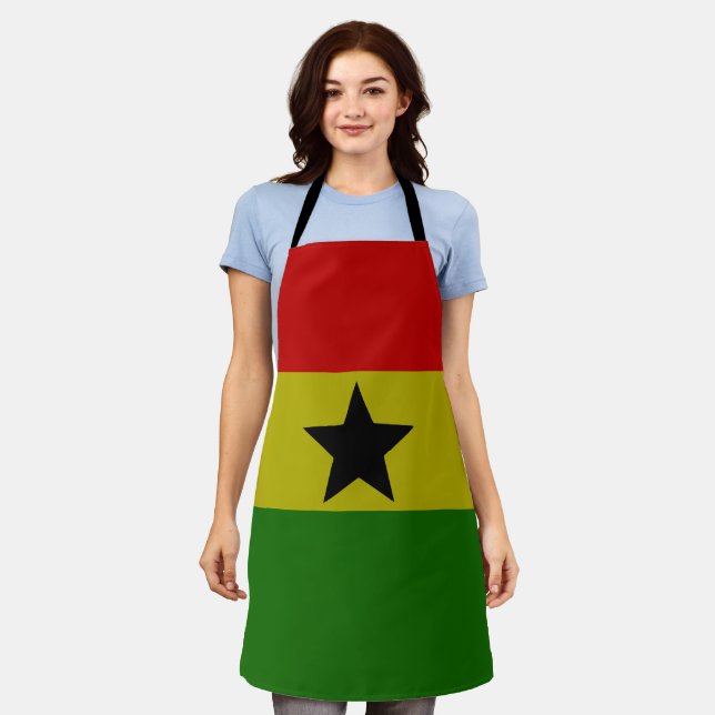Ghana flag  apron (Worn)