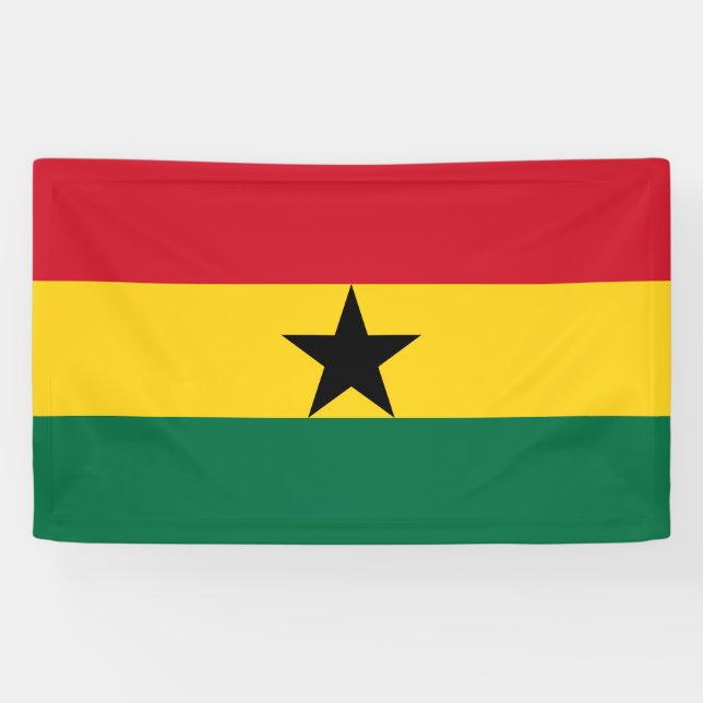 Ghana Flag Banner (Horizontal)