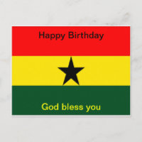 Ghana flag birthday