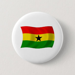 Ghana Flag Button