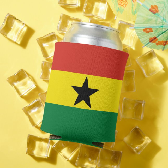 Ghana flag can cooler (In Situ Summer)