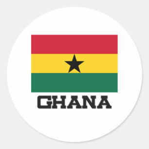 Ghana Flag Classic Round Sticker