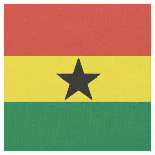 Ghana flag fabric