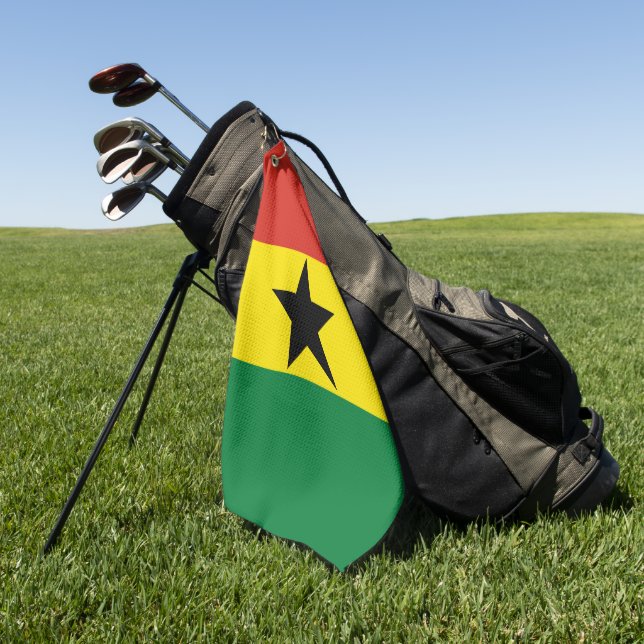 Ghana flag golf towel (Green)