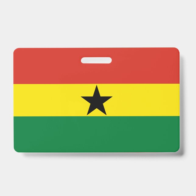 Ghana flag ID badge (Front)