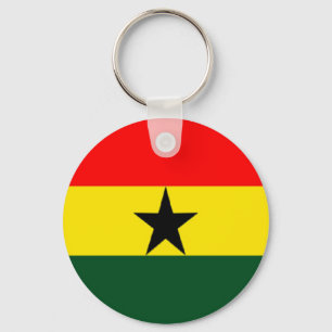 Ghana flag key ring