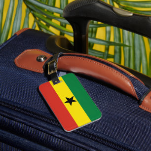 Ghana flag luggage tag