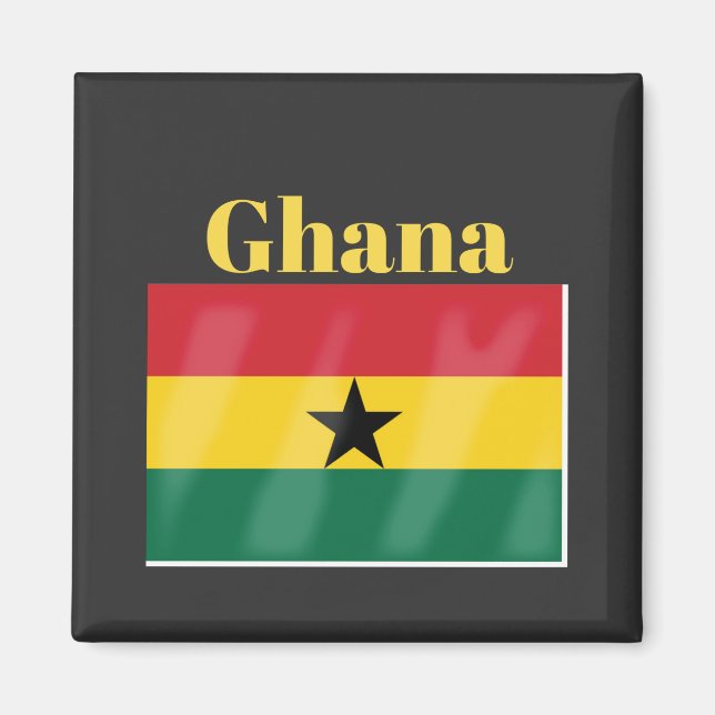 Ghana Flag  Magnet (Front)