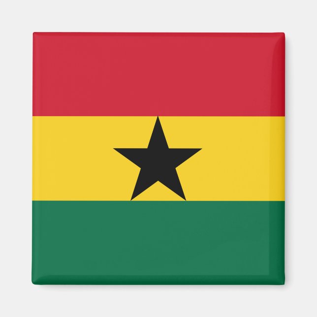 Ghana Flag Magnet (Front)