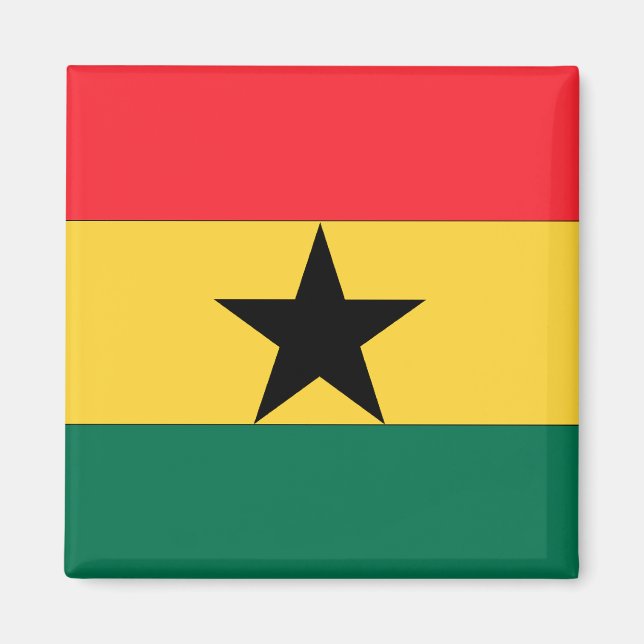 Ghana Flag Magnet (Front)