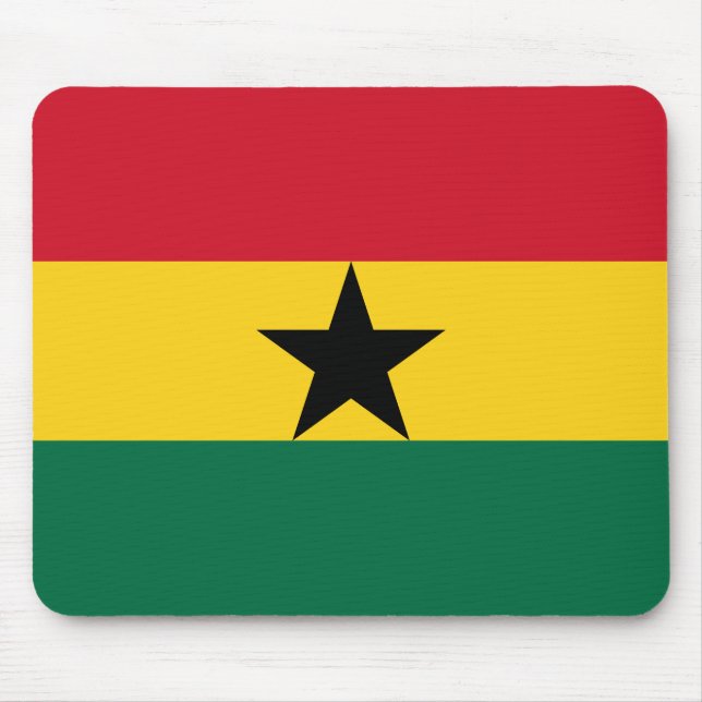 Ghana Flag Mouse Pad (Front)