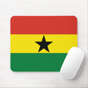 Ghana flag mouse pad