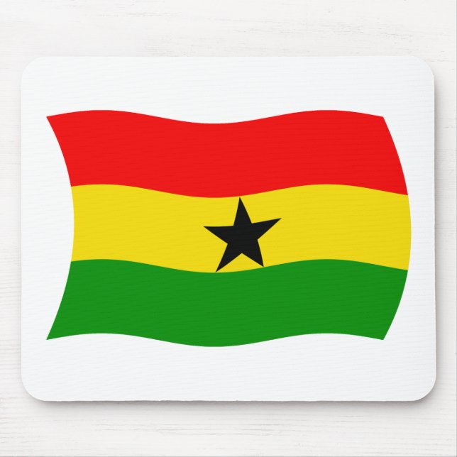 Ghana Flag Mousepad (Front)
