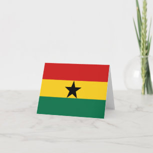 Ghana Flag Notecard