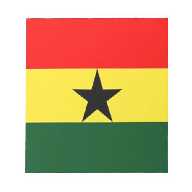 Ghana flag notepad (Front)