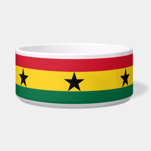 Ghana Flag Pet Bowl