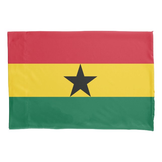 Ghana Flag Pillowcase (Front)