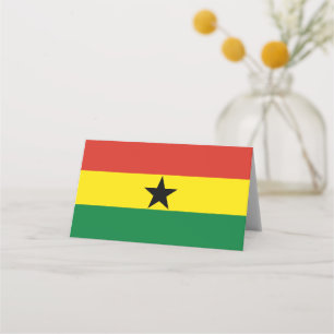 Ghana flag place card