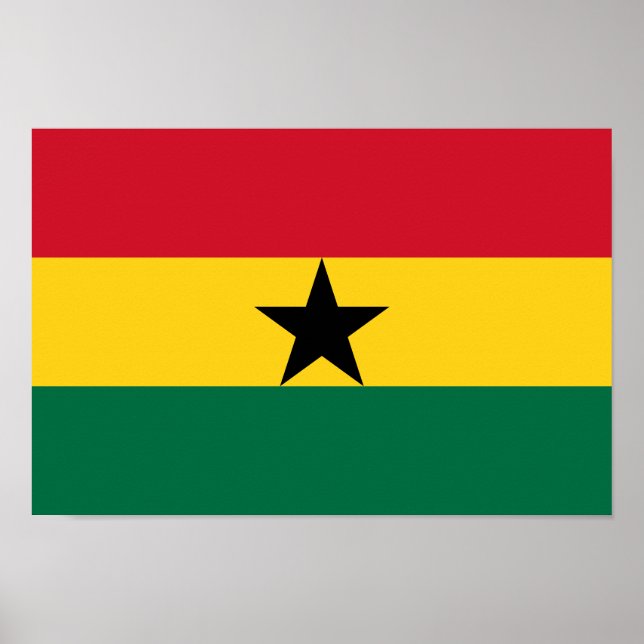 Ghana Flag Poster (Front)