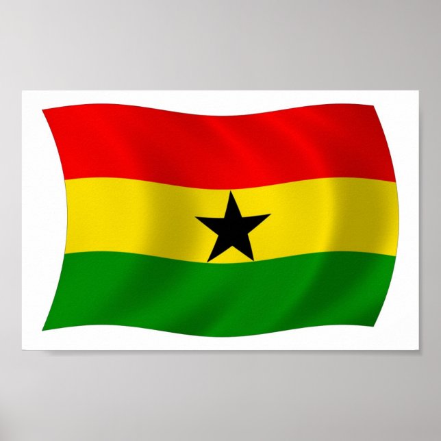 Ghana Flag Poster Print (Front)